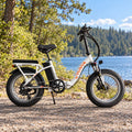 VTUVIA SF20H fat tire e-bike on a lakeside trail