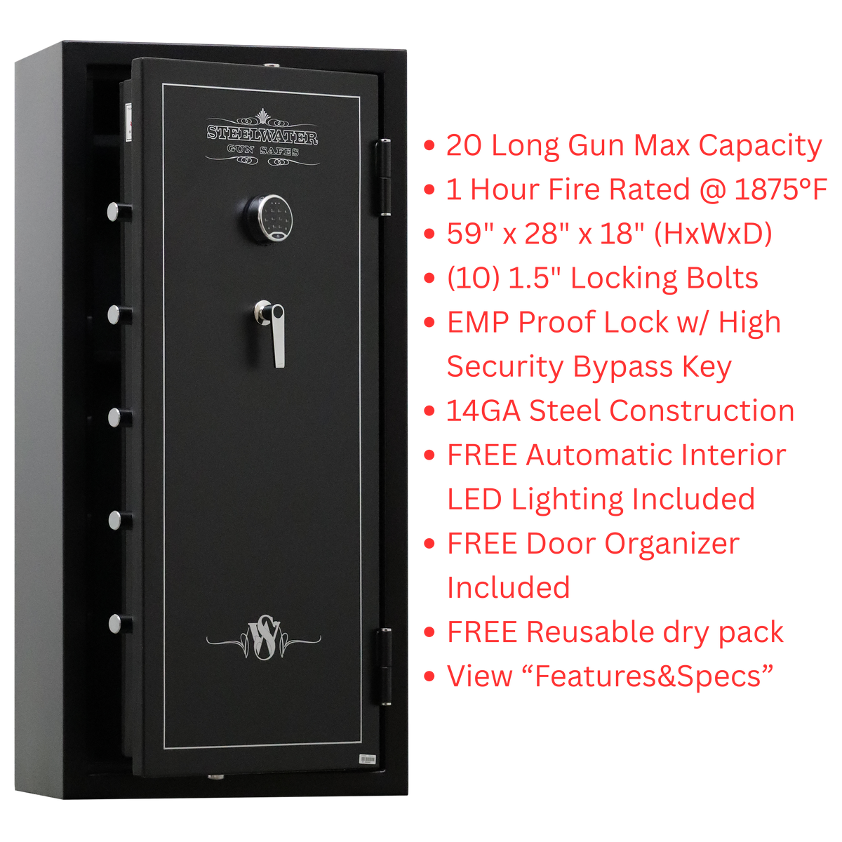 Steelwater EG592818 gun safe