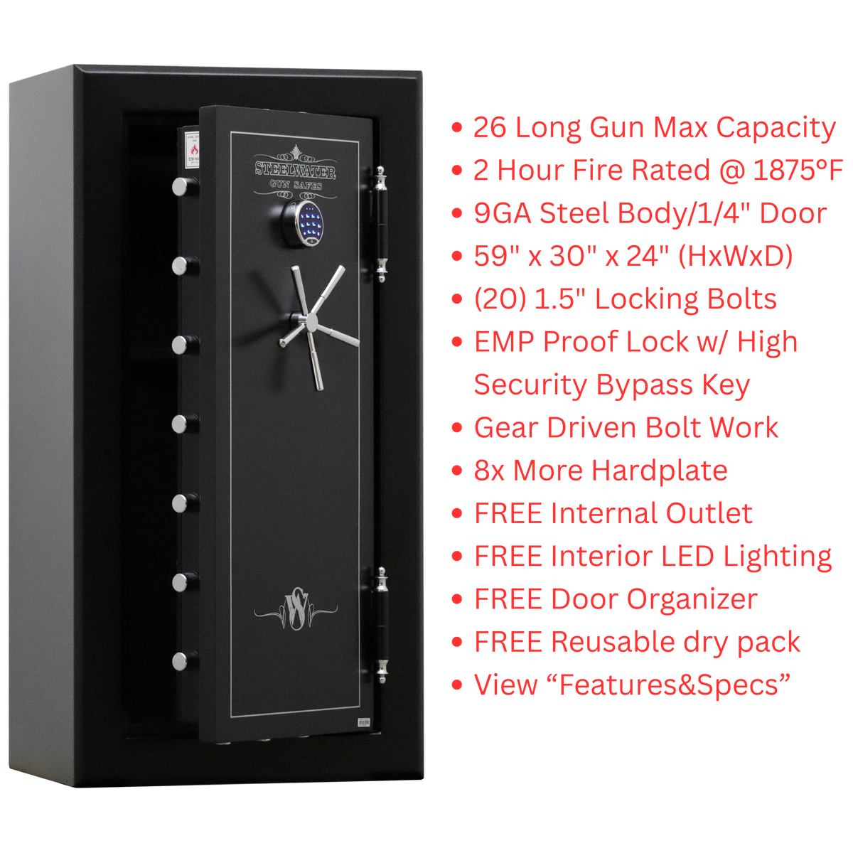 Steelwater HD593024 gun safe
