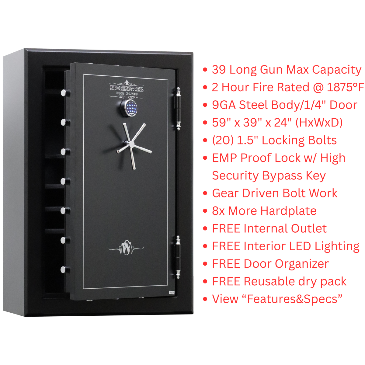 Steelwater HD593924 gun safe