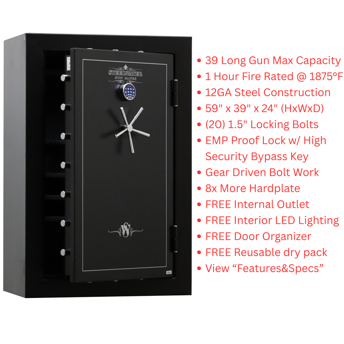 Steelwater LD593924 gun safe