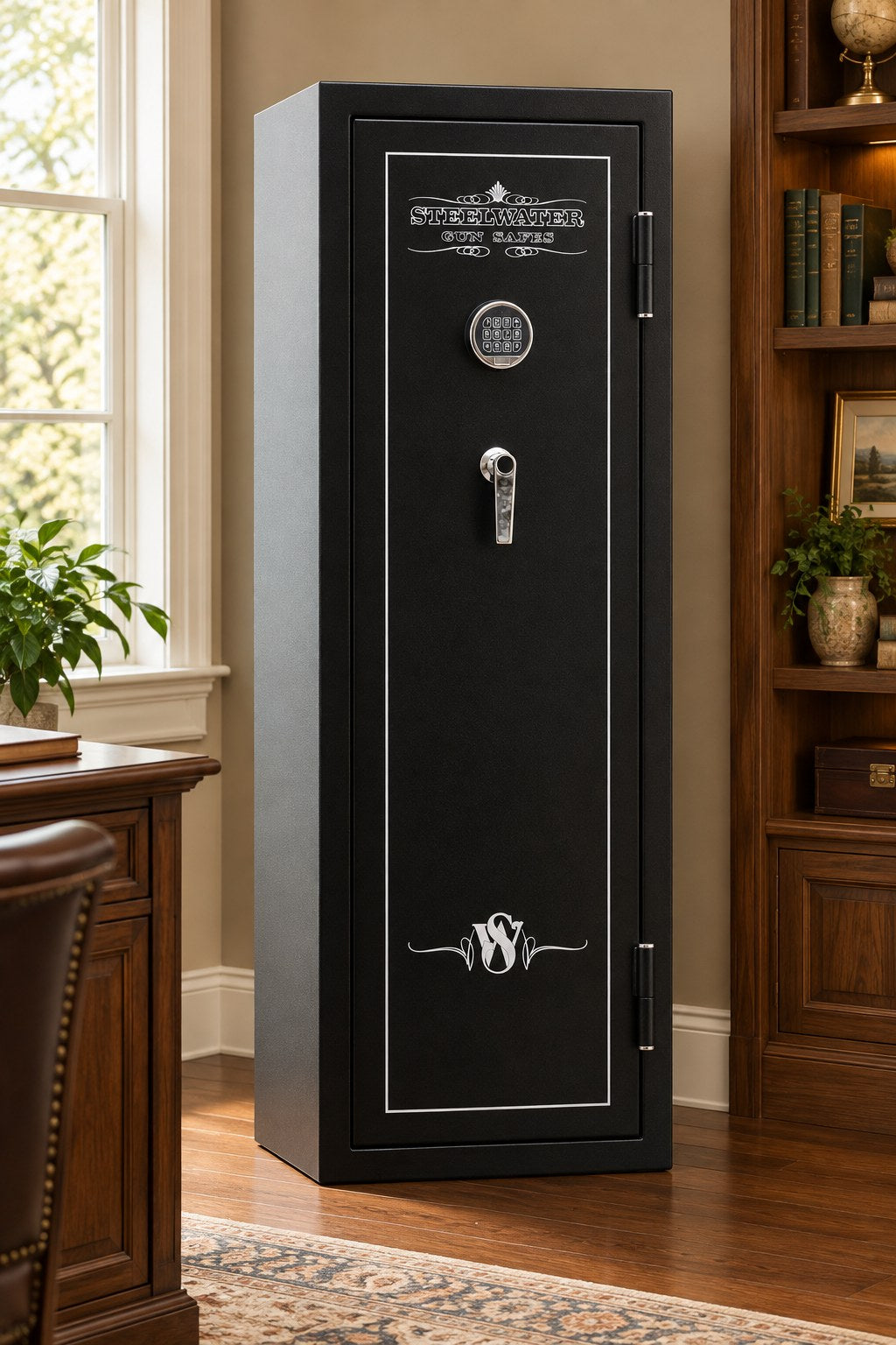 Steelwater EGS5922 safe shown in a real home