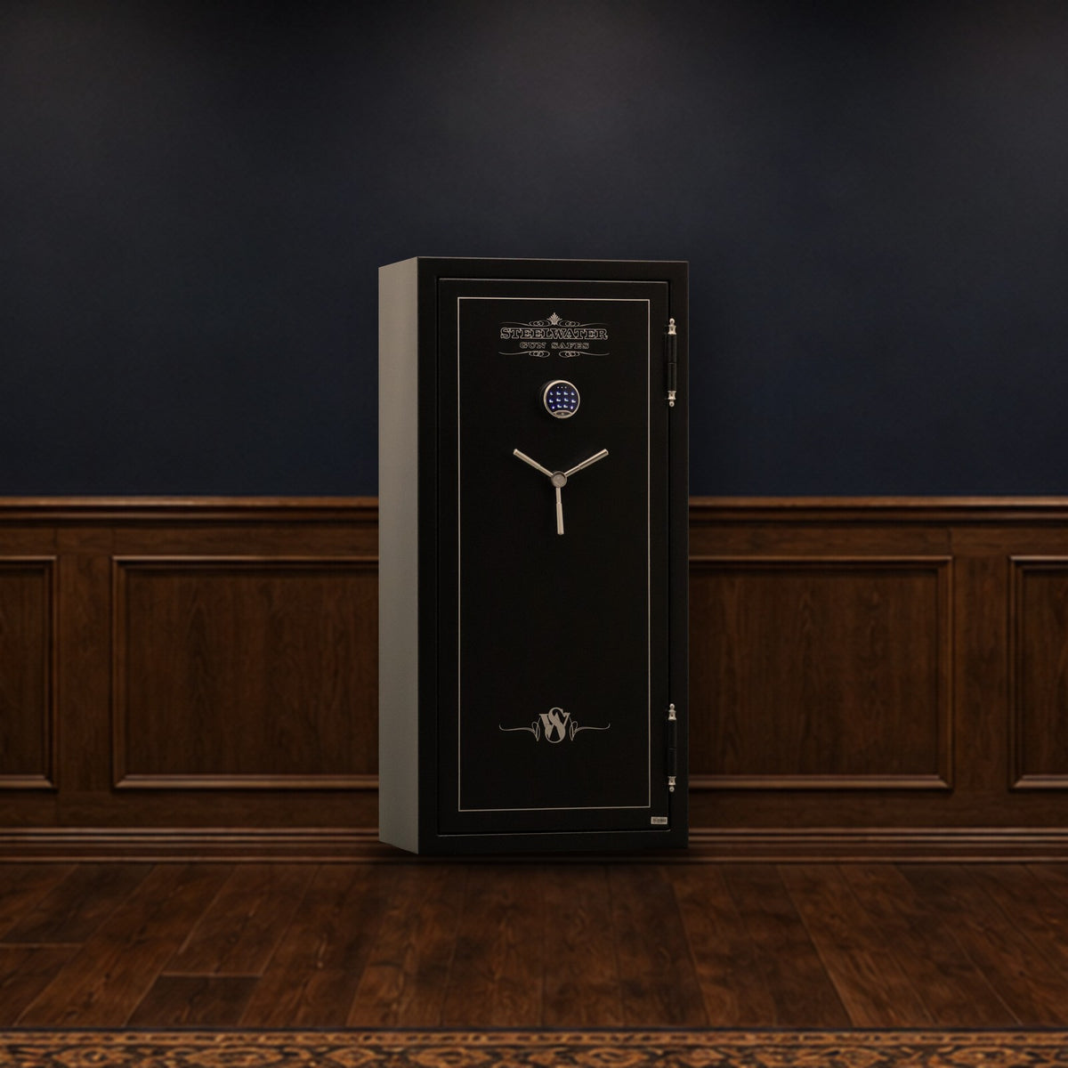 Steelwater SW592818 safe in a finished basement man cave